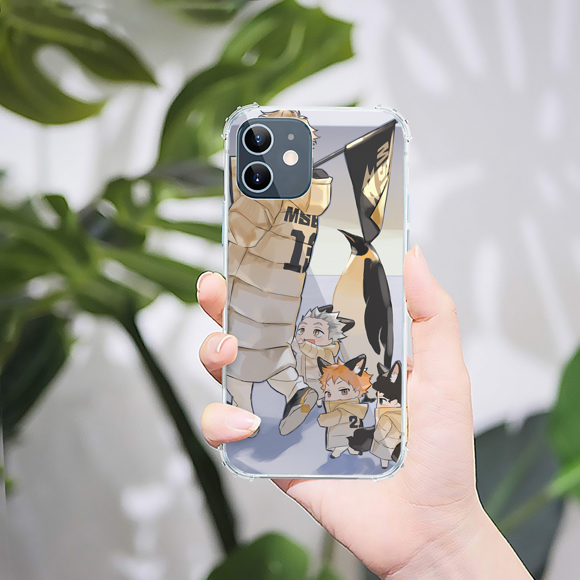 （画像用） ハイキュー!! Haikyu!! 【iPhone 12シリーズ対応】透明スマホケース（クリアソフトケース）